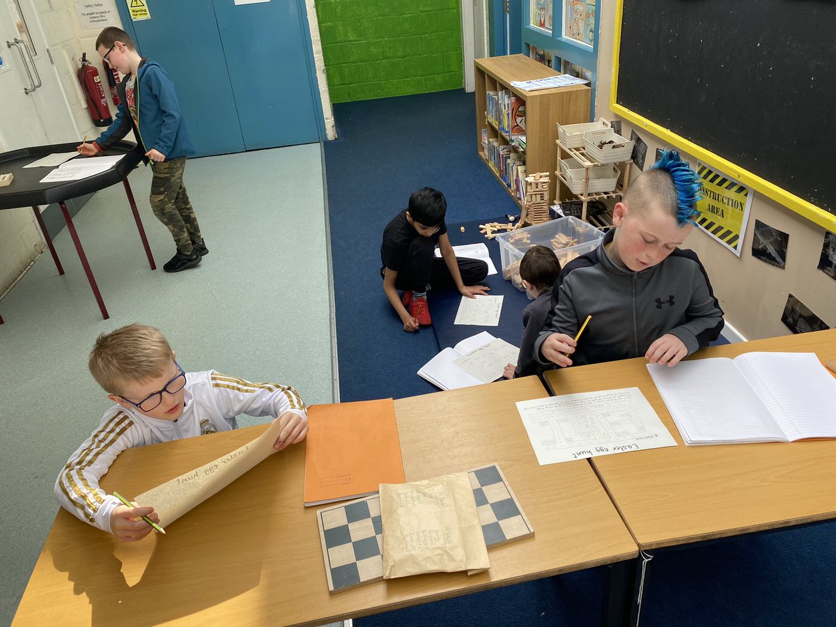 MissDoyleCPS's tweet photo. Then, we did an Easter egg hunt. We wrote instructions for our partner to find them on a map that Miss Doyle tried really hard to draw 🤣 we focused on imperative verbs and time words. @P5Csp https://t.co/ny6JqDFT3m