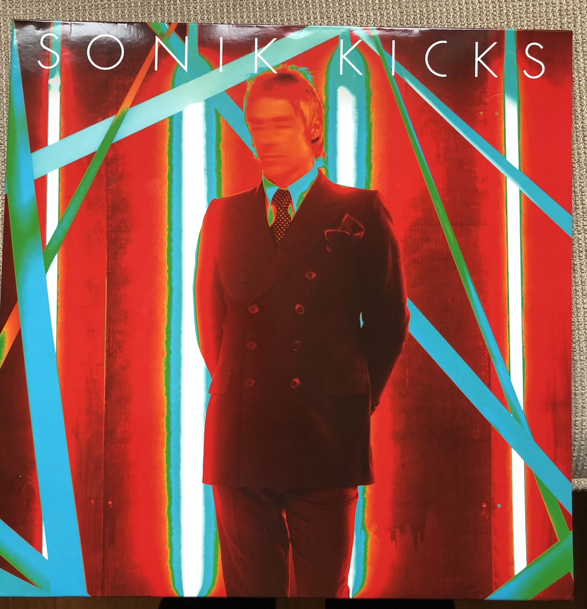 NeilWoodberry's tweet photo. @paulwellerHQ Played Sonic Kicks to start the day off while working at home. https://t.co/8COi4lqzFp