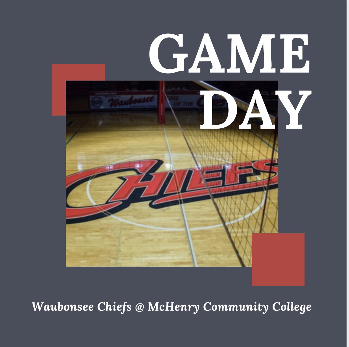WCCChiefsVball's tweet photo. Another G A M E D A Y ‼️ use the link below to watch us take on McHenry Community College at 6pm tonight

https://t.co/rH3ixkoK88 https://t.co/kjTQC1YzVG