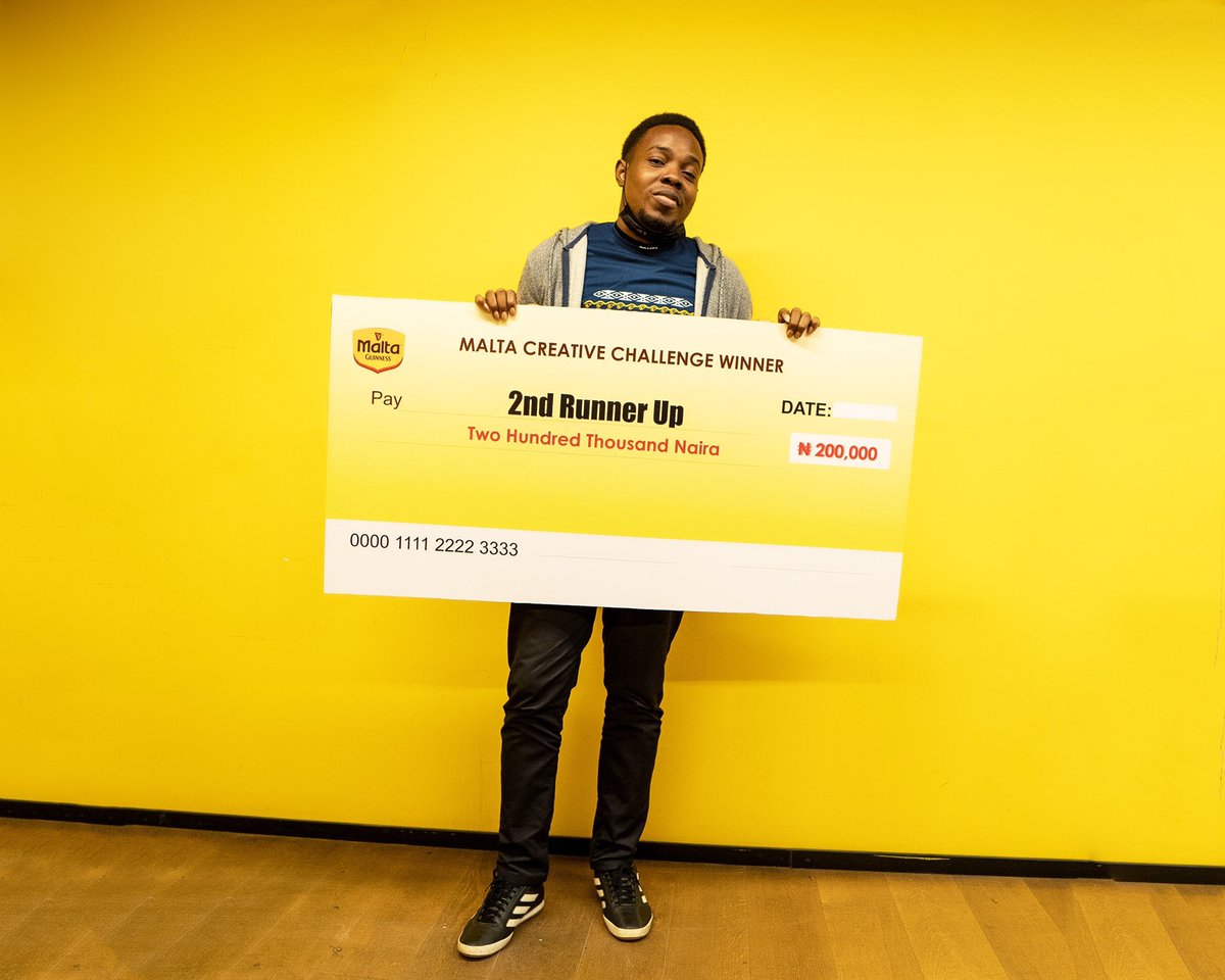 Haylesdefi's tweet photo. Their amazing talents made this happen. Congratulations to the winners of #MaltaCreativeChallenge @kodiiofficiall, @peterorokedet & @weird_al_ng. Y’all did well
@MaltaGuinnessNG comes through always ❤️ https://t.co/PyRji0TyDf