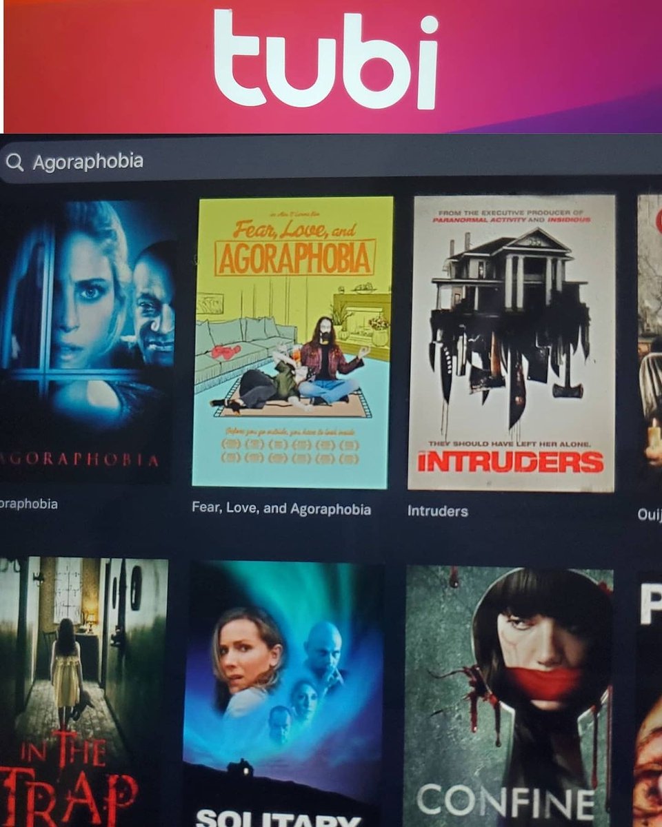 "Agoraphobia" is now free to stream on TubiTV! Featuring <a href="/CassieScerbo/">Cassie Scerbo</a> and <a href="/TonyTodd54/">Tony Todd</a>

Tubi is a free app so download it and watch our film now! 

#agoraphobia #horrorfilm #ghoststory #hauntedhouse #filmmaker #filmmaking #movie  #thriller #indie #womeninfilm #womendirector