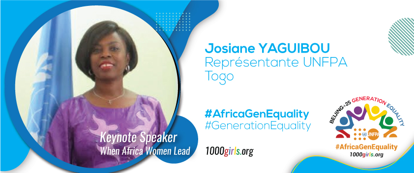 Mot de bienvenue de Mme. Josiane YAGUIBOU, Représentante UNFPA TOGO, depuis septembre 2019. 

Découvrez son parcours inspirant sur : 1000girls.org. 

#GenerationEquality #AfricaGenEquality #1000girls #UNFPATogo