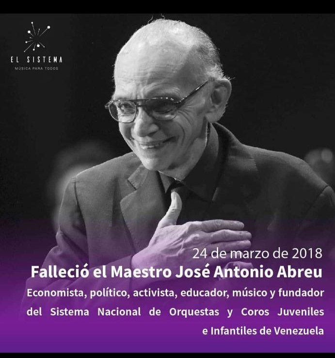 HernandezAsmir's tweet photo. #GraciasMaestroAbreu
#ElSistema
#MaestroAbreuSomosTodos
Seguiremos cumpliendo su legado 🤍✨ https://t.co/AV4QevryOk