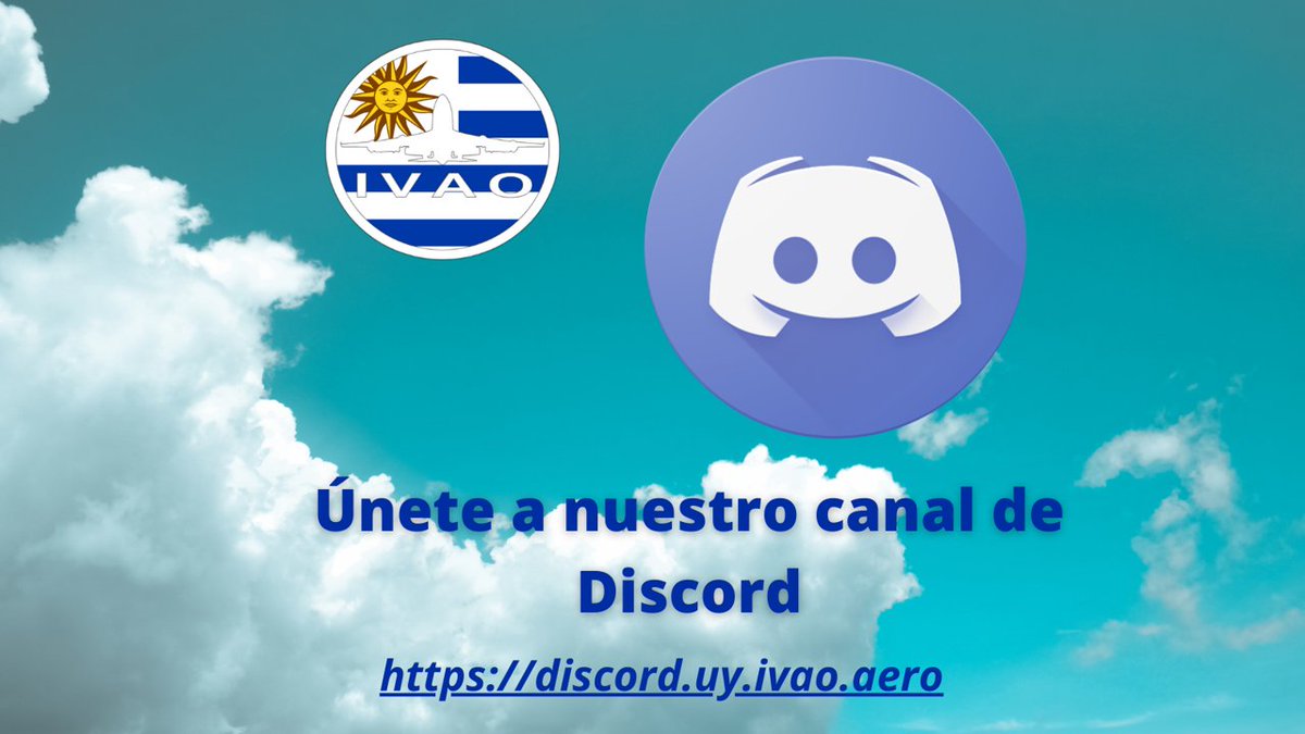 ¡Hola! 
¡No te quedes fuera!

discord.uy.ivao.aero