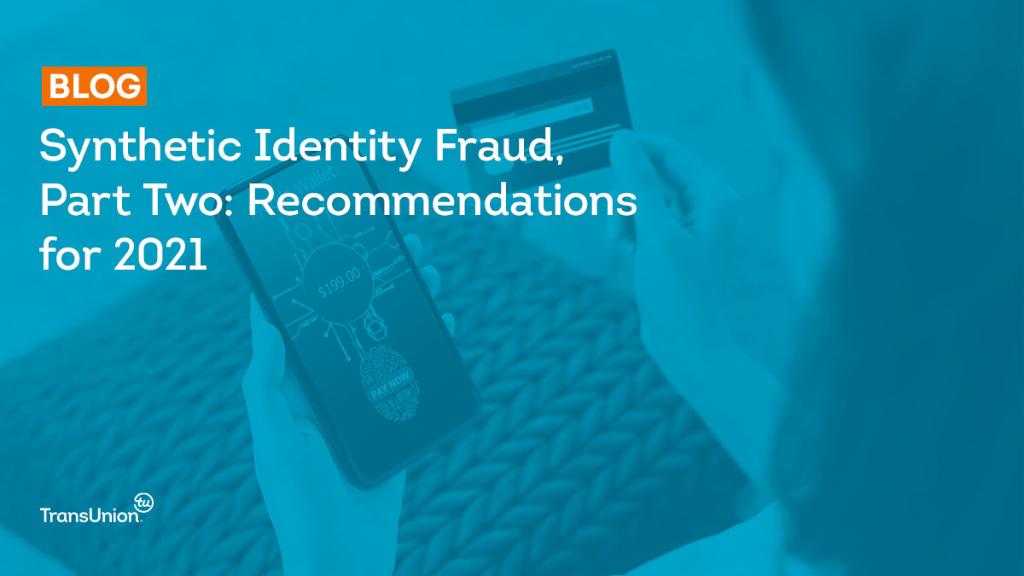Detecting and eliminating synthetic identities is likely to become more challenging as digital fraud tactics evolve. Read our blog to learn how to leverage analytics to decrease instances of synthetic fraud. transu.co/6011HtXqF #fraudprevention #syntheticfraud