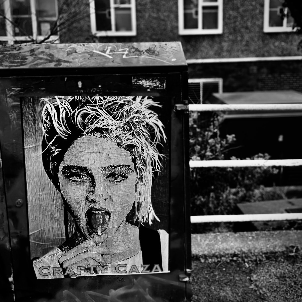 zaksabout's tweet photo. Met this Goddess on the afternoon dog walk. 👑
#ZaksAbout #Madonna #StreetArt https://t.co/G68ukhSt8i