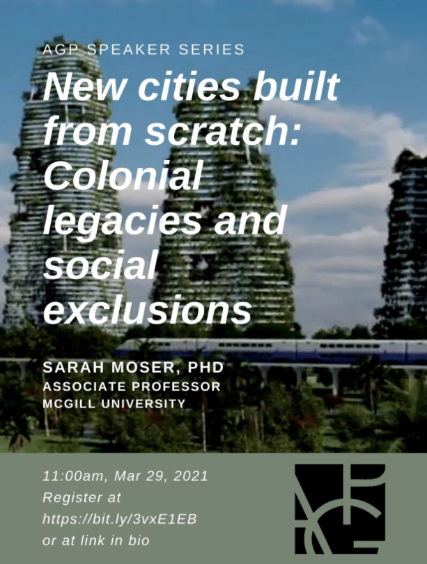 Hey Planners! We are excited to welcome Dr. Sarah Moser from McGill University for our third speaker series event of the semester. Join us on March 29th at 11am EST on Cisco Webex - the link to register is in our bio.  

Looking forward to seeing everyone there!