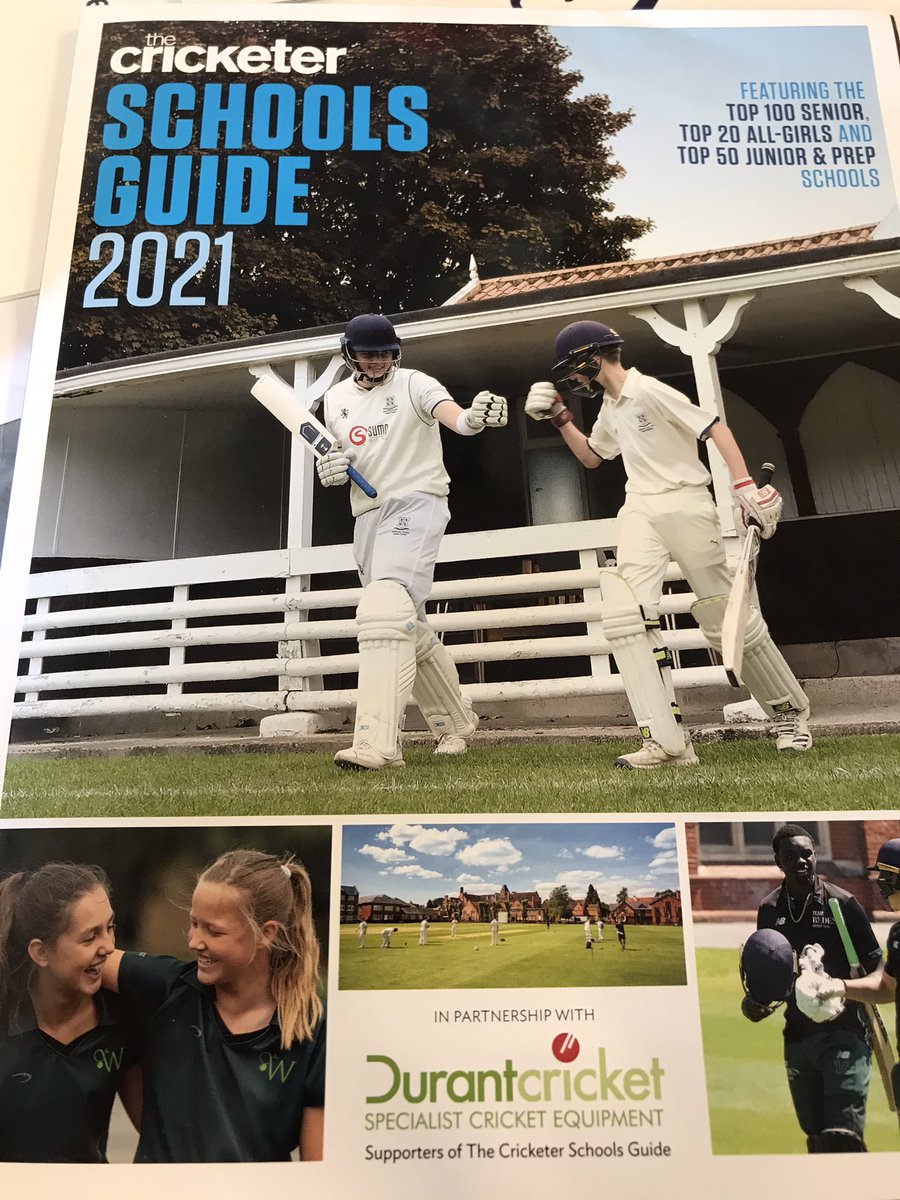 Luke_Sellers's tweet photo. Great to have @sgs_college back in the @TheCricketerMag Schools Guide. Can’t wait to see the squad in action this summer (🤞 ). We’ve also had a record number of applicants for the Cricket Academy for next year so feels like momentum is building! https://t.co/J3Mo38Ti02