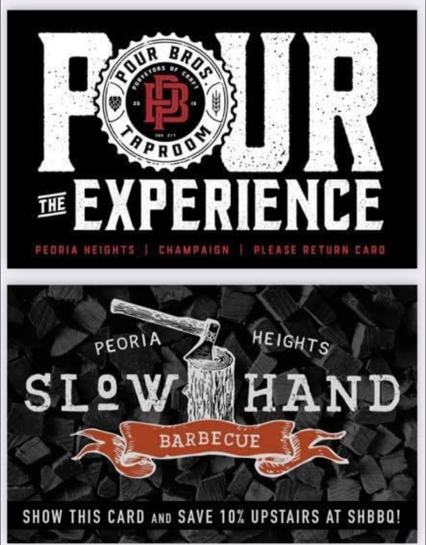 Want to save 10% on your BBQ?  It’s easy grab a pour card at PB Craft Tap flip it over show the card at checkout to receive 10% off your food!  16 brews by the ounce and Craft BBQ by the ounce! Definitely a match made in BBQ &amp; BEER HEAVEN! 
#slowhandsmoke #slowbros #pourbbq