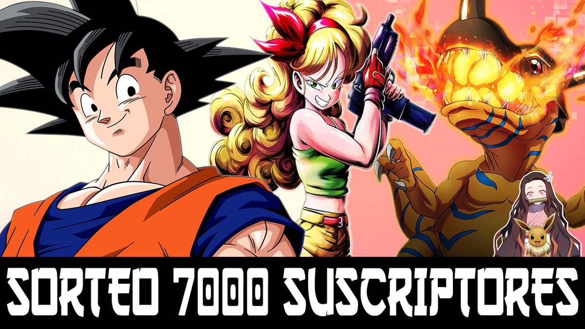 Sorteo 7000 Suscriptores YTBE! 🐒
En el video enseño los 3 premios y como esta compuesto el sorteo.
youtu.be/qIomNPsZ9r0
Para participar desde TWITTER tenéis que:

- Seguirme aquí y estar suscrito al canal de YTBE.
- RT &amp; ❤
- Mencionar a dos amigos en este Tweet.

(1/3)