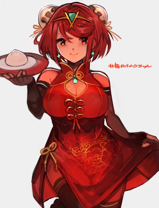 チャイナ服ホムラちゃん #毎日ホムラちゃん 