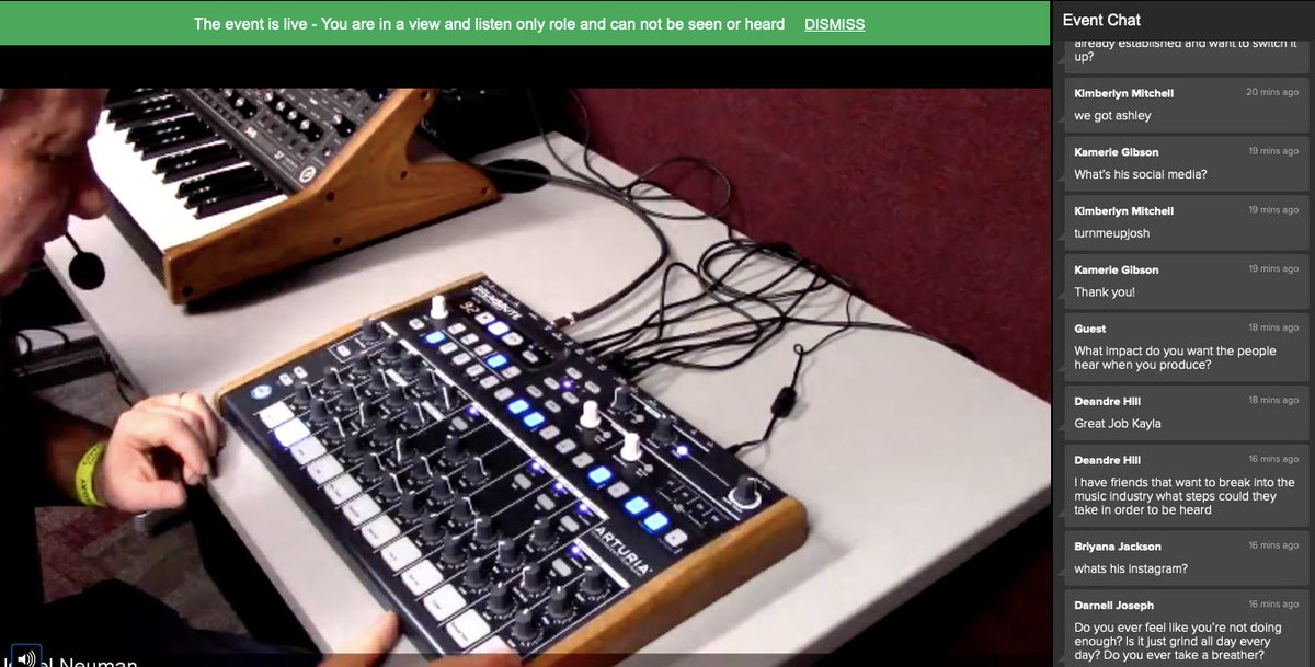 Ktsu2N's tweet photo. TSU’s very own, Dr. Israel Neuman, presents how to work the in’s and out’s of his beats studio during #TSUCOMMWEEK #KTSU2 #KTSU2News #TwitterNewschat https://t.co/ixfjAc48Pc
