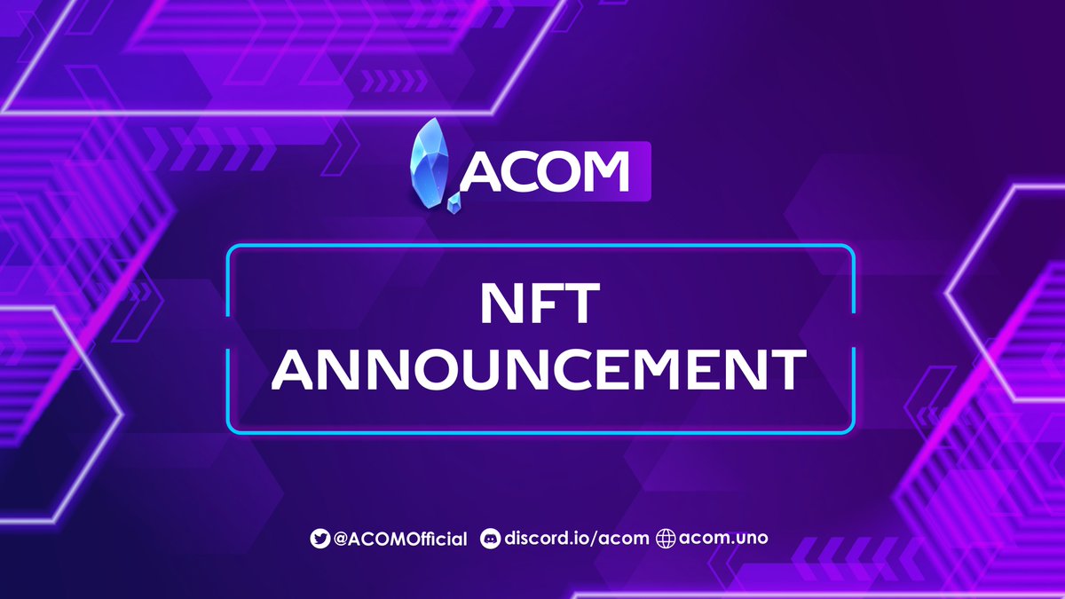 acom_one's tweet photo. Our NFT lunch is very close stay tuned.

#BSC #ACOM #ETH https://t.co/SJTqvD0ejH