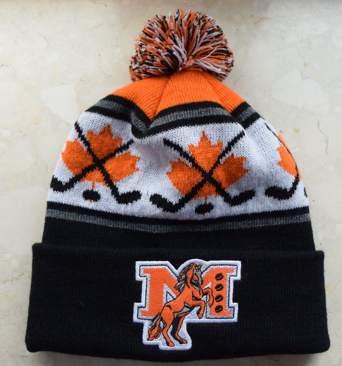 ruffneckcanada's tweet photo. Check out the amazing #customtoques we made for McKnight Mustangs! Go Mustangs Go! If you'd like #customtoques or #customscarves for your business, school, team, club, or organization visit our site today at https://t.co/jyDRpTXQUW and get a quote! https://t.co/4FOKR8Qpy7
