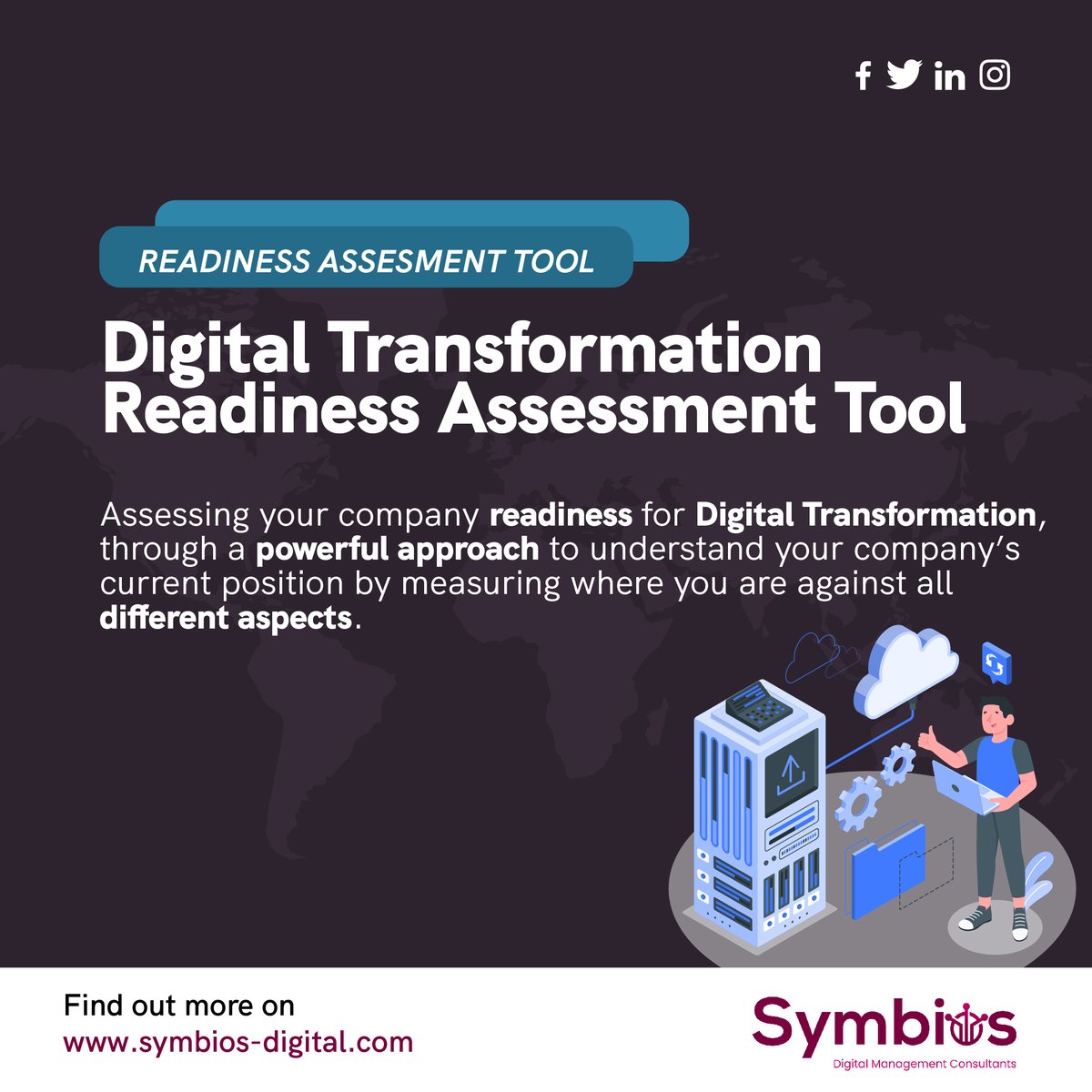 SymbiosDigital's tweet photo. Moving from talking to action by assessing your company readiness for Digital Transformation 

Inquiry now at: info@symbios-digital.com

Learn more at: 
https://t.co/V3W8dW0Kwt

#Digital_Transformation
#Digital_Transformation_Readiness https://t.co/AM1U5kaBFF