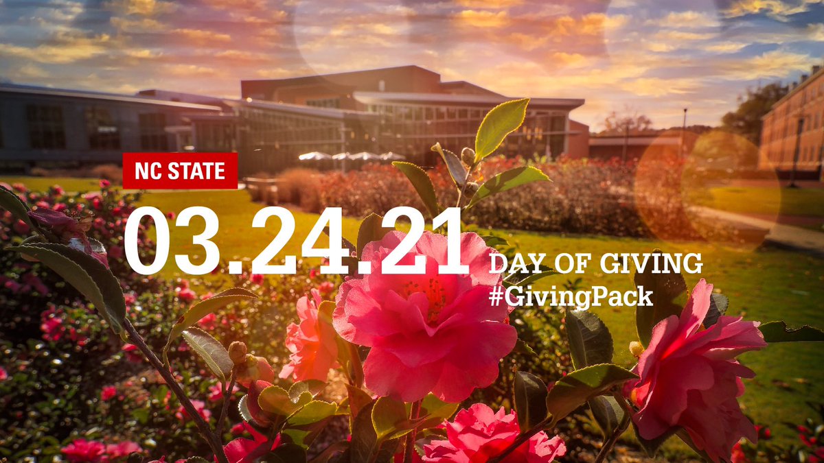 NCStateAASAP's tweet image. It’s Day of Giving! If you are able, we would love your support of AASAP. Follow along on social to participate in the challenges for a chance to win money for the AASAP fund or donate at the link in our bio!
Remember to tag us and use #GivingPack in your social media posts.