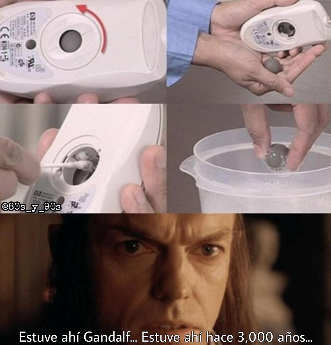 80s_y_90s's tweet photo. Estuve ahí, Gandalf. Estuve ahí hace 3,000 años. https://t.co/rIIGcgQesM