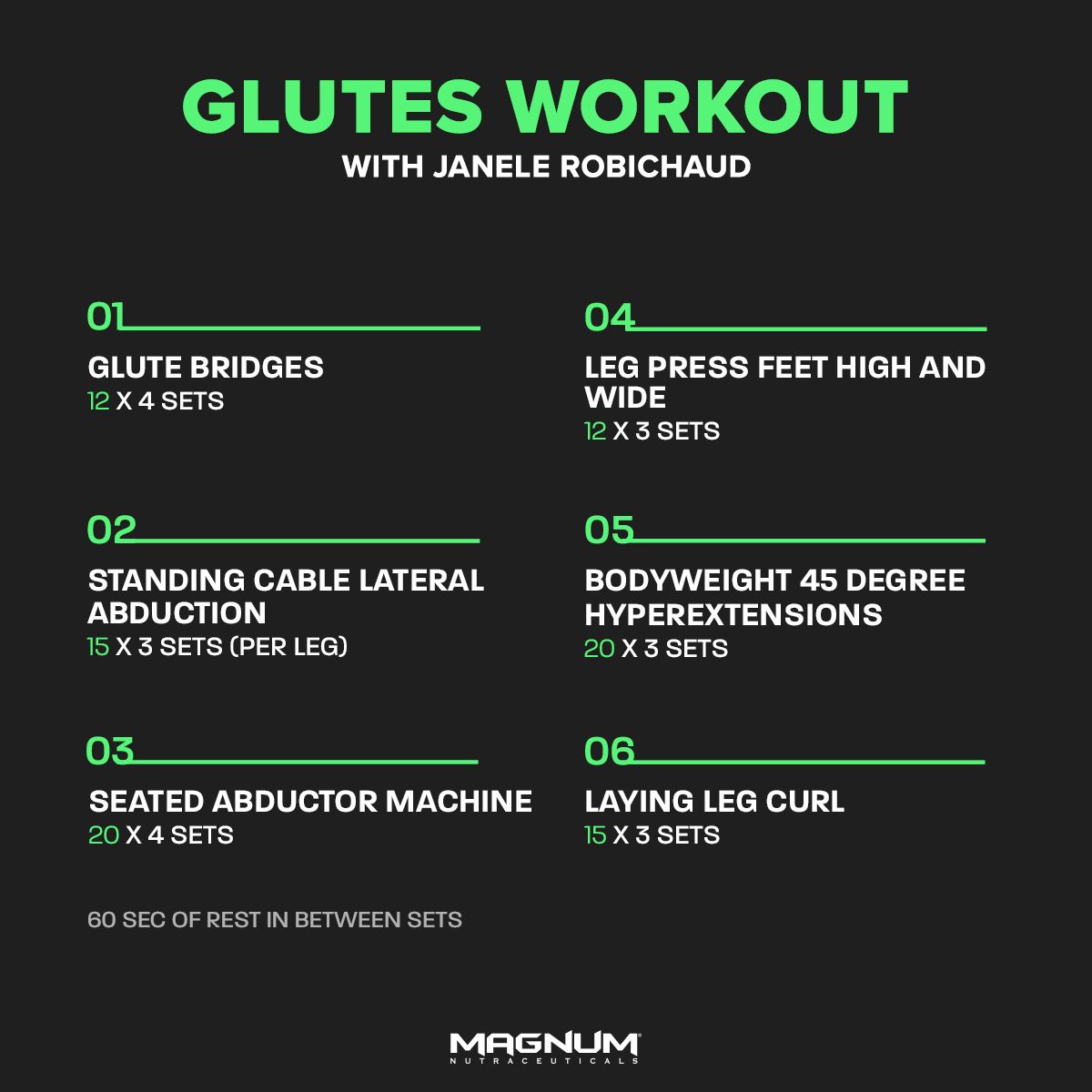 Who wants glutes that salute? 💯

Save this kick-butt workout from Magnum Athlete, Janele, and sweat it out! 🍑

#MagnumSupps #WorkoutWednesday
#magnumnutraceuticals #glutesworkout #glutetime #workoutinspiration #workoutideas #workoutoftheday #humpdayworkout