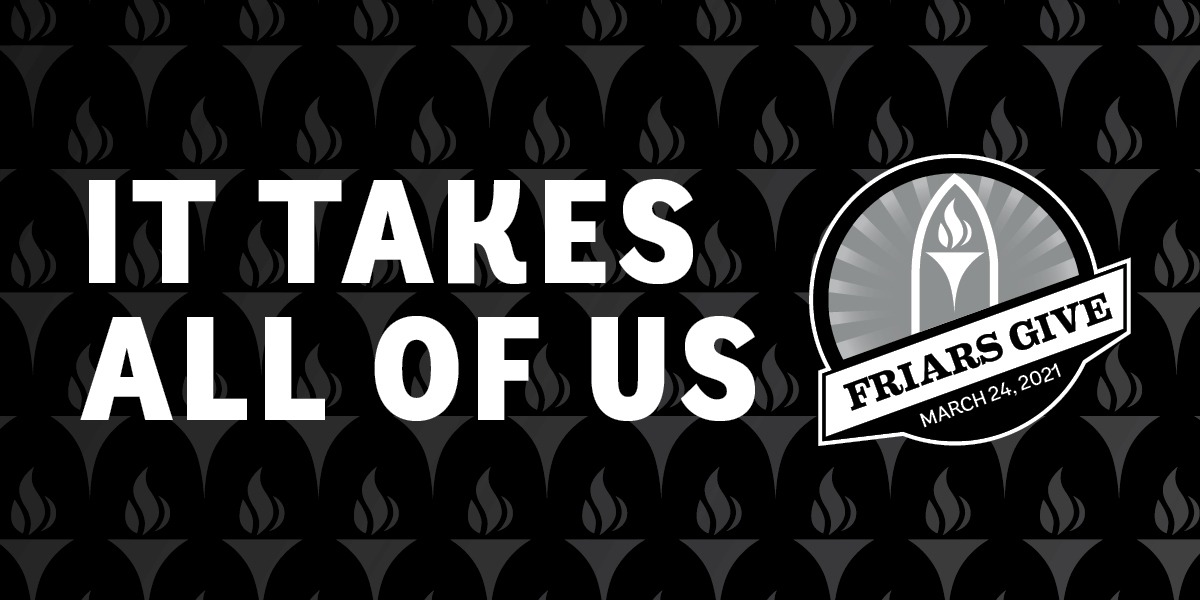 FriarsInDC's tweet photo. Calling all Friars! We have the chance to make #FriarsGive a million-dollar day for PC students. Please join us: https://t.co/0oblT6hBdz
When you make your donation, please fill out the regional club challenge and select the Capital Area Alumni Club to help us show our support! https://t.co/PWm70gkDVG