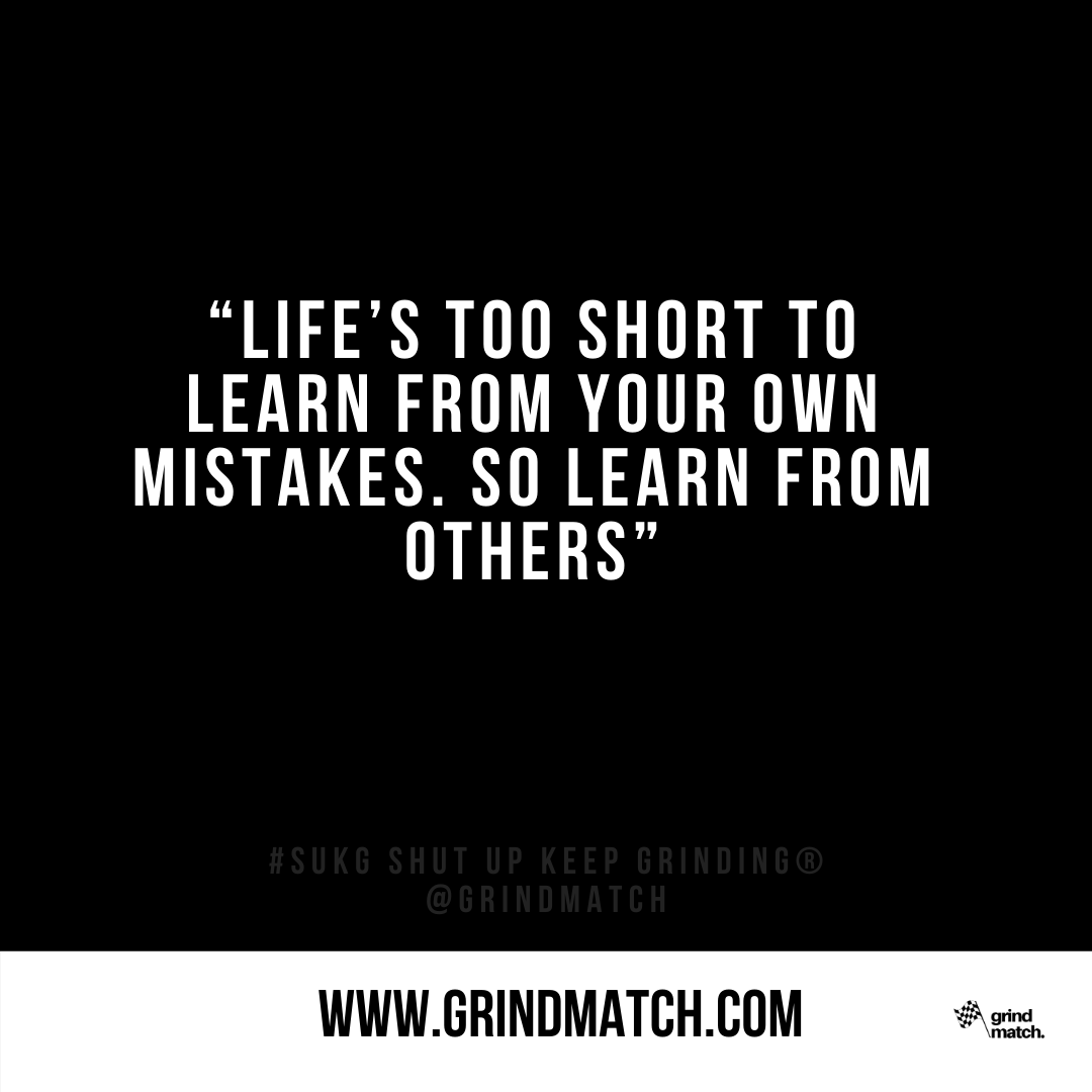 GrindMatch's tweet photo. Eventually, you will reach a point where you want to stop making mistakes so you start to watch and learn what not to do versus going through the motions.
#grindmatch #SUKG #life #discovery #lifeistooshort #lifestyle #quotes #inspiratoinal #writing #motivational https://t.co/iwm9s4ToHU