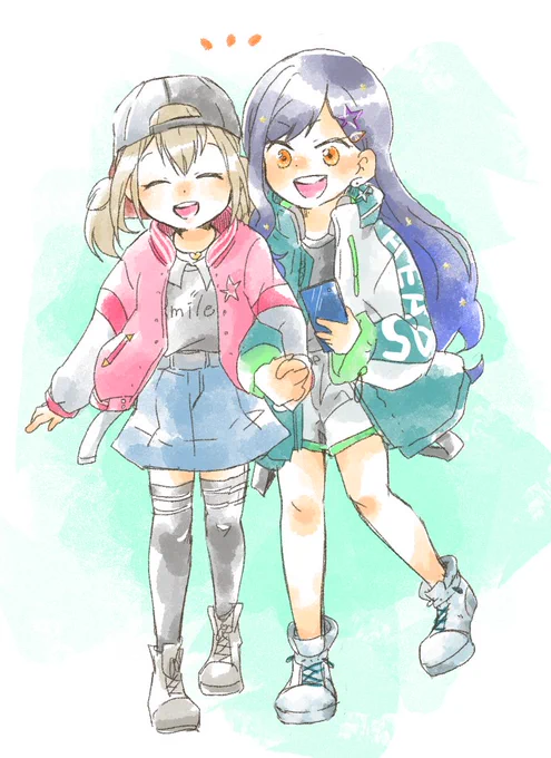 交差点でぷるぷるしないようにこはねちゃんを守り隊。
(杏こは/彰こは/冬こは) 
