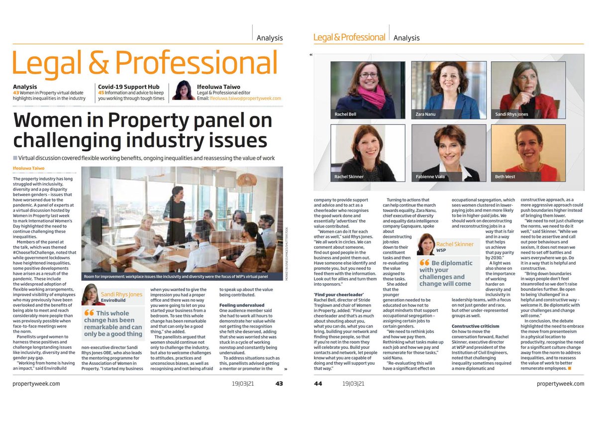 Rachel Skinner CBE (@rachel__skinner) on Twitter photo Really enjoyed being on this #IWD21 panel - such a diverse mix of thoughtful, practical points. Thanks to Fiona Alfred @womeninproperty for organising, <a href="/SandiRhysJones/">Sandi Rhys Jones🕷3.5% #RejoinEU</a> for chairing with <a href="/rachelj_bell/">Rachel Bell</a> @ZaraNanu Fabienne Viala & Beth West #choosetochallenge Really enjoyed being on this #IWD21 panel - such a diverse mix of thoughtful, practical points. Thanks to Fiona Alfred @womeninproperty for organising, <a href="/SandiRhysJones/">Sandi Rhys Jones🕷3.5% #RejoinEU</a> for chairing with <a href="/rachelj_bell/">Rachel Bell</a> @ZaraNanu Fabienne Viala & Beth West #choosetochallenge