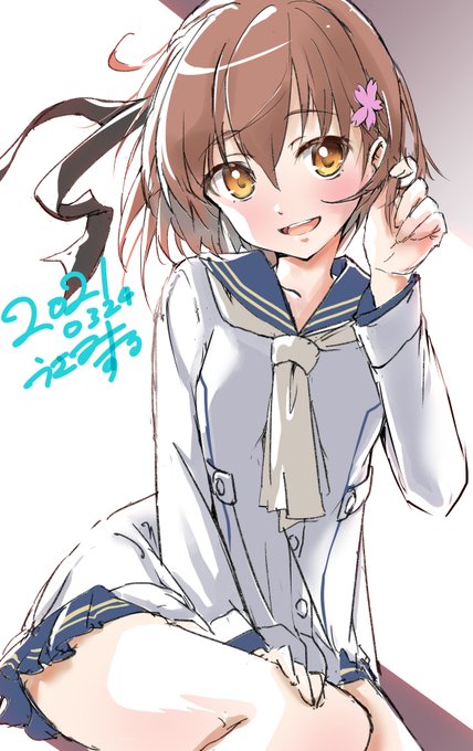 #艦これ版深夜の真剣お絵描き60分一本勝負 
#艦これ版真剣お絵描き60分一本勝負_20210324
#雪風 