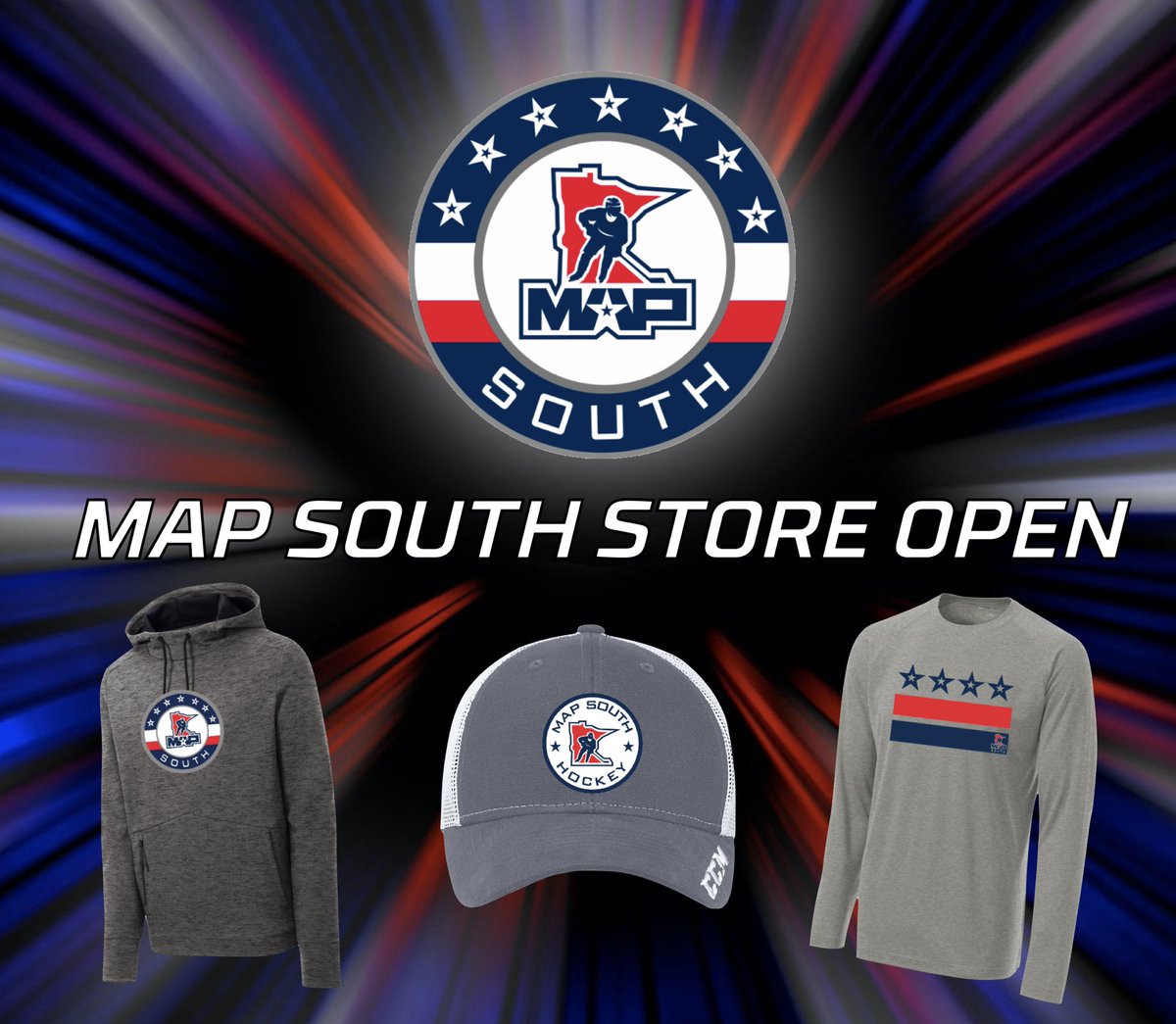 MAP South Store is NOW OPEN until March 29th. Get your orders in NOW! #SS4L

mapsouthhockey.itemorder.com/sale