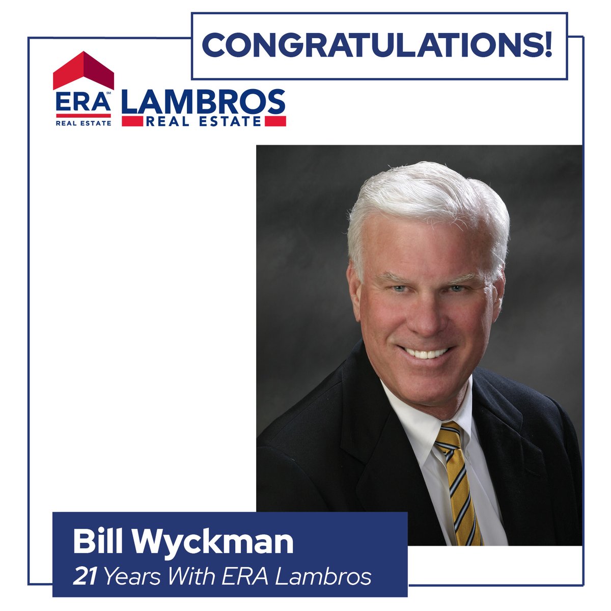 ERALambros's tweet photo. Bill Wyckman is celebrating 21 years with us here at ERA Lambros and we couldn't be happier to have him on our team 🎉 If you're looking for anything related to commercial and residential Real Estate in Missoula, look no further than Bill Wyckman! https://t.co/P2tpbpBrAp