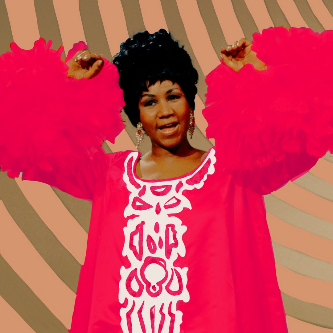 FemmyCycle's tweet photo. Aretha Franklin, “The Queen of Soul” known for mega-hits like the feminist anthem “Respect,” became the first woman elected to the Rock and Roll Hall of Fame on January 3, 1987. #womenshistorymonth https://t.co/yCFgFUH9Sq