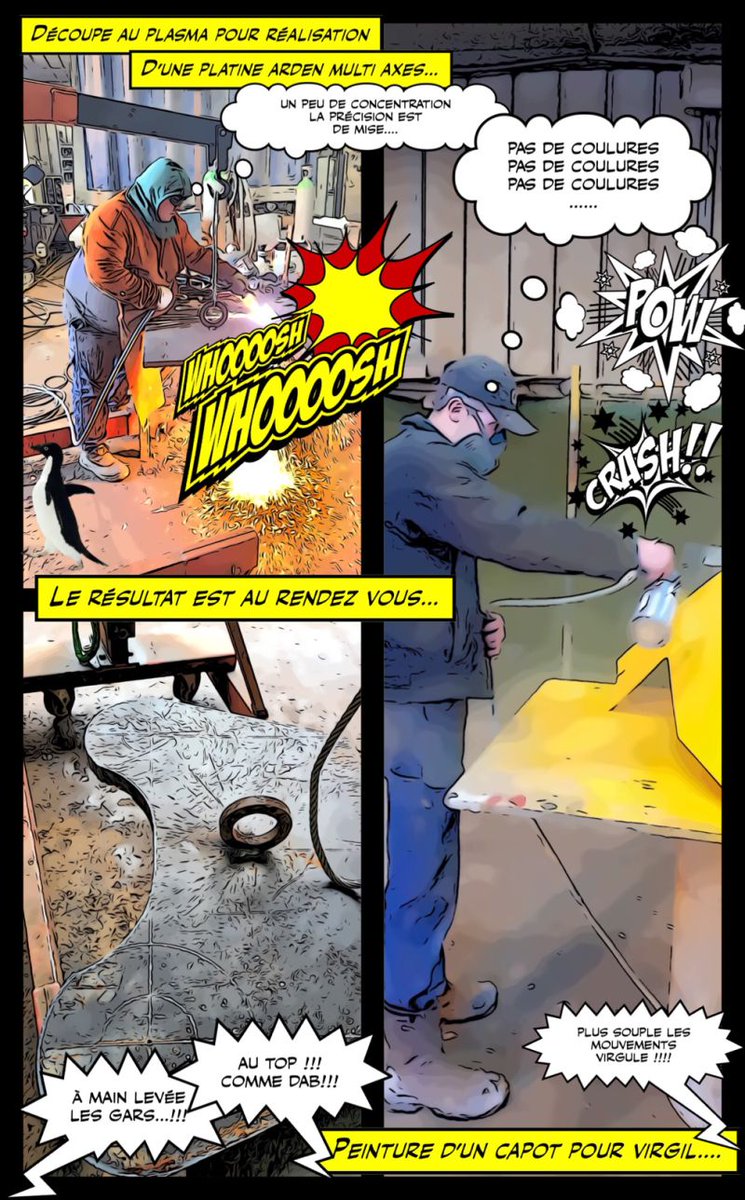 Aujourd'hui, on vous partage un peu de légèreté avec cette dernière création de notre équipe technique (agence située à Etampes - 91) !

#intervention #original #BD #Location #Atelier #Technique #EnginsLourds #Matériel #Equipement #IDF #Etampes