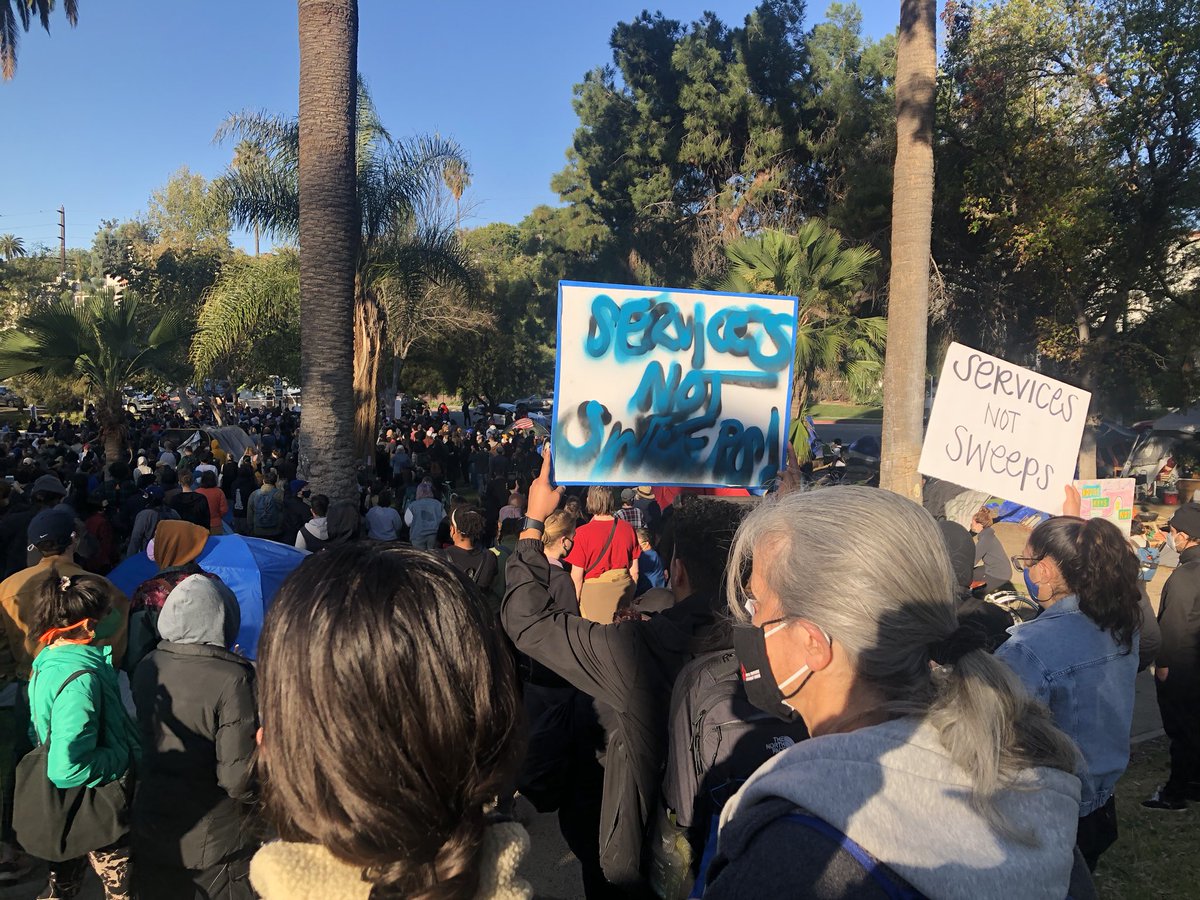 This is community. Show up tomorrow AM to support #EchoParkRiseUp