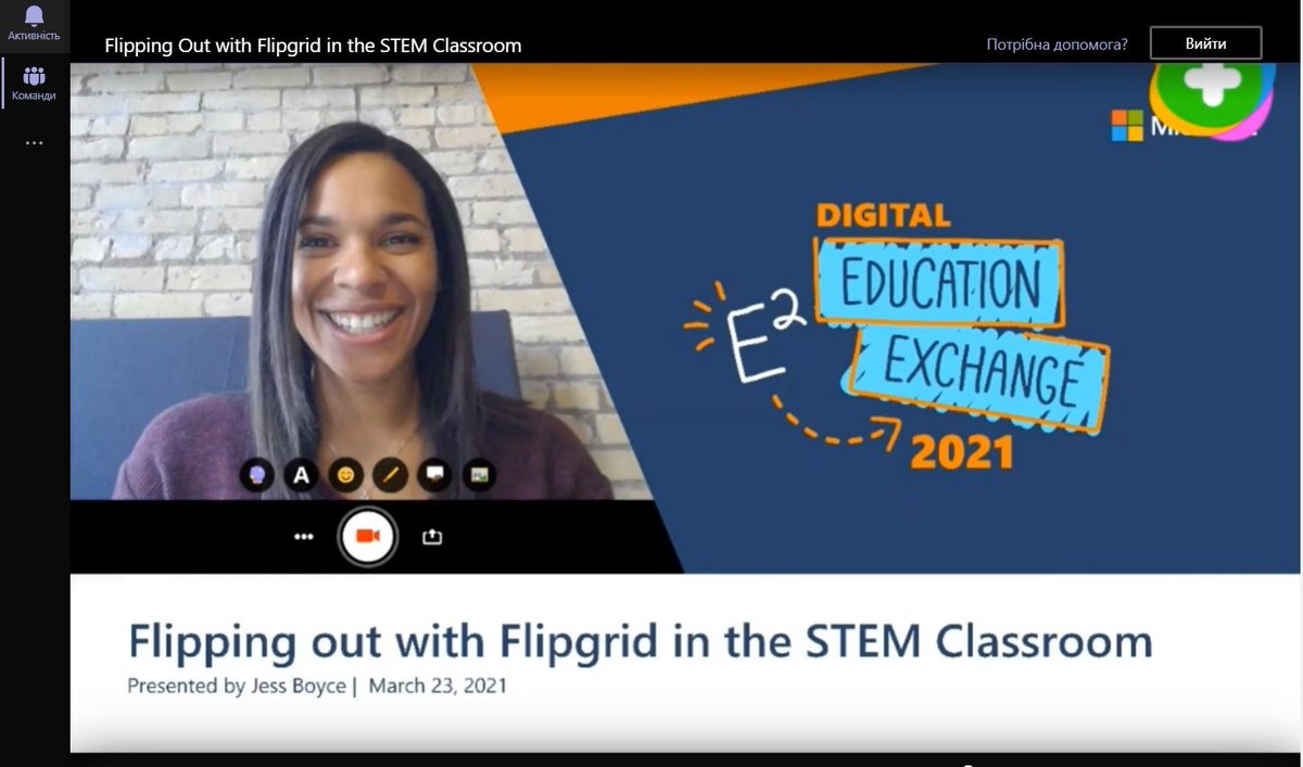 olefnata1's tweet photo. "Flipping Out with Flipgrid in the STEM Classroom"
Relevant, new, exciting. Thanks, Jess Boyce @jessxbo  
#E2 #E2Everywhere #E22021 #FlipgridForAll 
@MicrosoftEDU @Flipgrid https://t.co/aCs0wmG5nW