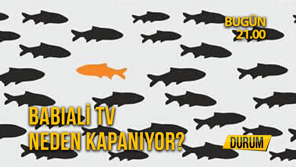 🔴Bu Akşam Son Yayın
🔴Bağımsız Kalmak İçin Yayına Ara Veriyoruz.

🕘21.00 
📺<a href="/babialitv/">babıalitv</a> 📡#YouTube canlı
🎦DURUM programında

🎙️<a href="/fergunatalay/">Fergün Atalay</a> ve <a href="/mustafahos/">mustafahos</a>, 
➡️Türkiye'nin Medya Gerçeğini Anlatıyor.

Yayını izlemek için:
➤youtu.be/asntHwJ0wRY
