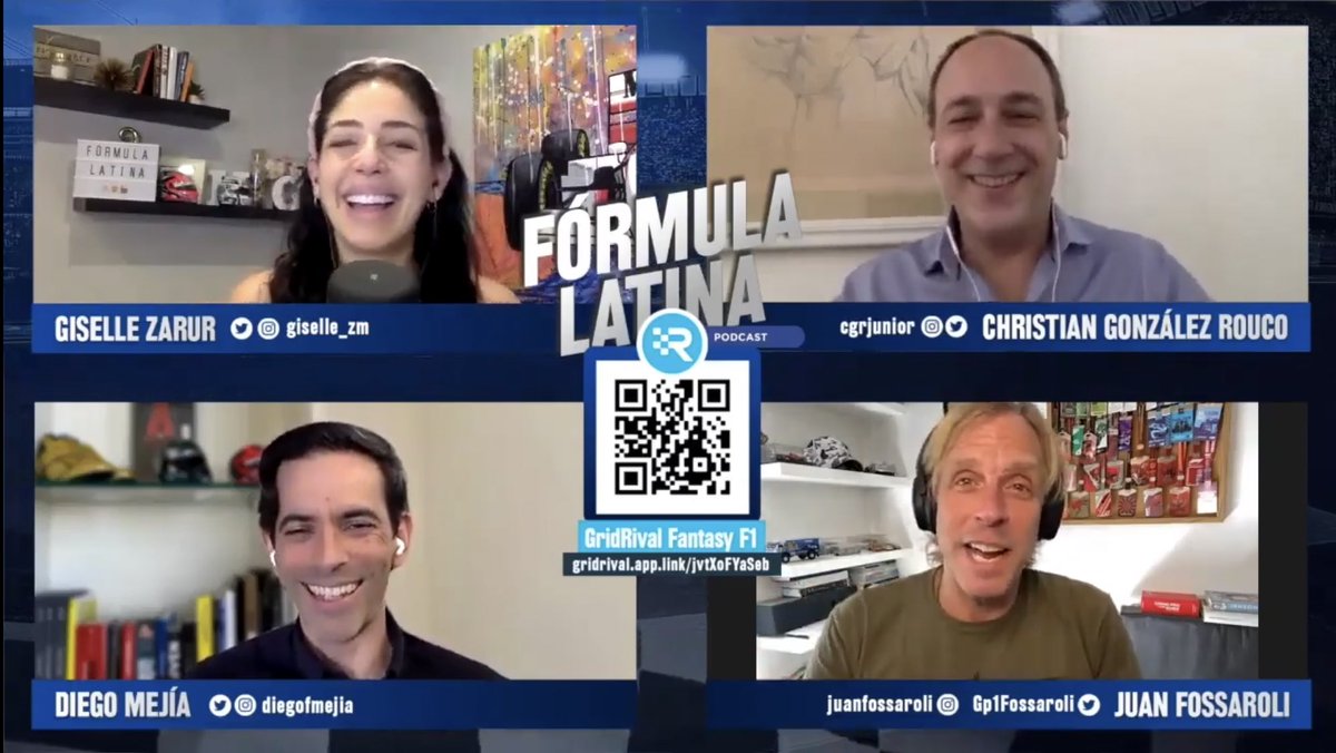 diegofmejia's tweet image. Ya en estreno el episodio 33 de @Formula_Latina, en breve con Jo Ramírez. ¿Ya le entraron a @GridRival? #F1 

👉🏻 youtube.com/watch?v=3cwrfz…