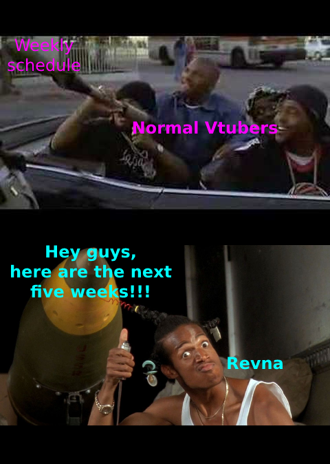 RevnaUlfhild's tweet photo. My own remedy of genius/madness.
#Revmeme #Vtubers #Vtuber #VTuberEN #ENVtuber #Memes #Culture https://t.co/XTmGOpTfQw