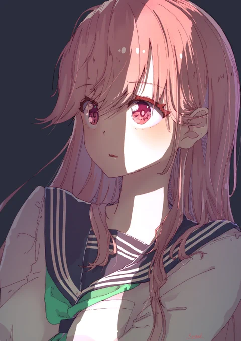 #見た人も無言でピンク髪美少女貼れ 