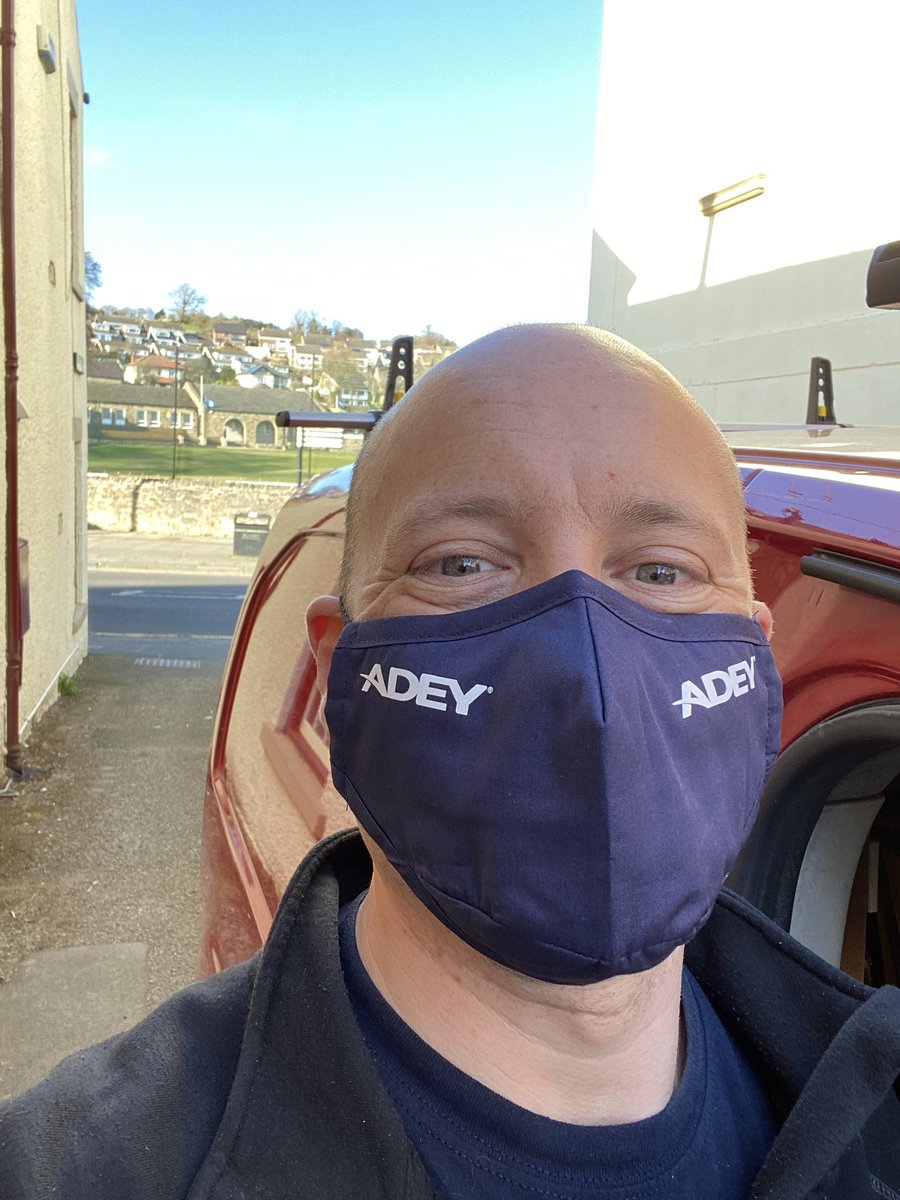 gas_captain's tweet photo. Thanks @ADEY_Pro for the new face mask! 😷 Keeping heating systems and engineers healthy and safe! #AdeyHero https://t.co/bnAIJSUCyj
