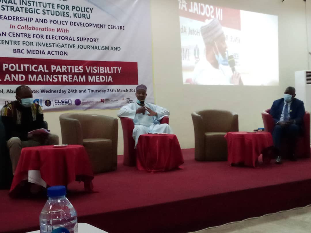 NIPSSKuru's tweet photo. The second workshop, which commenced today and will end on Thursday, 25 March 2021, is centred on: “Enhancing Political Parties Visibility in Social and Mainstream Media” https://t.co/HML6n4ejz0