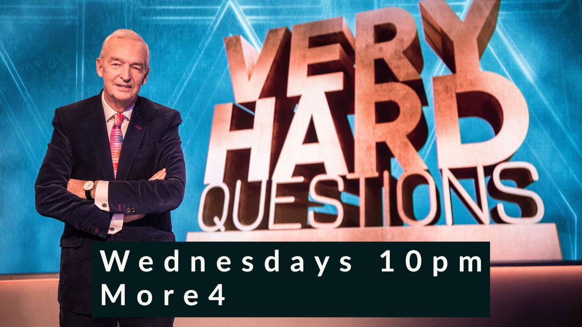 jonsnowC4's tweet photo. More splendid timing for insomniacs – I’m delighted to report another edition of #VeryHardQuestions tonight on More4 at 11:05pm. Do join me – think of the fun if you get more than one right!! See you there! https://t.co/X4TVnv2BFK