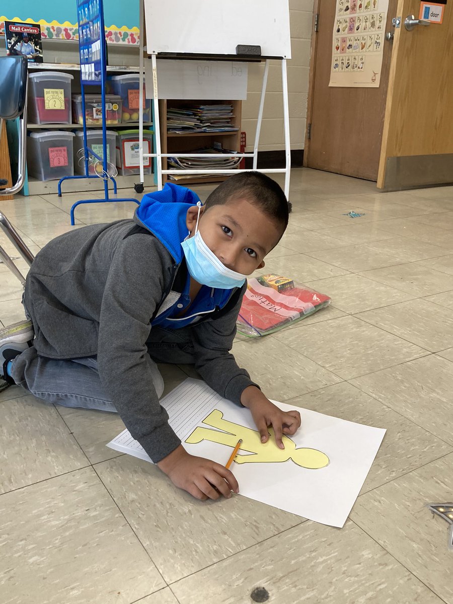 We learned all about community helpers. Today we began drawing and writing about what helper we want to be when we grow up!