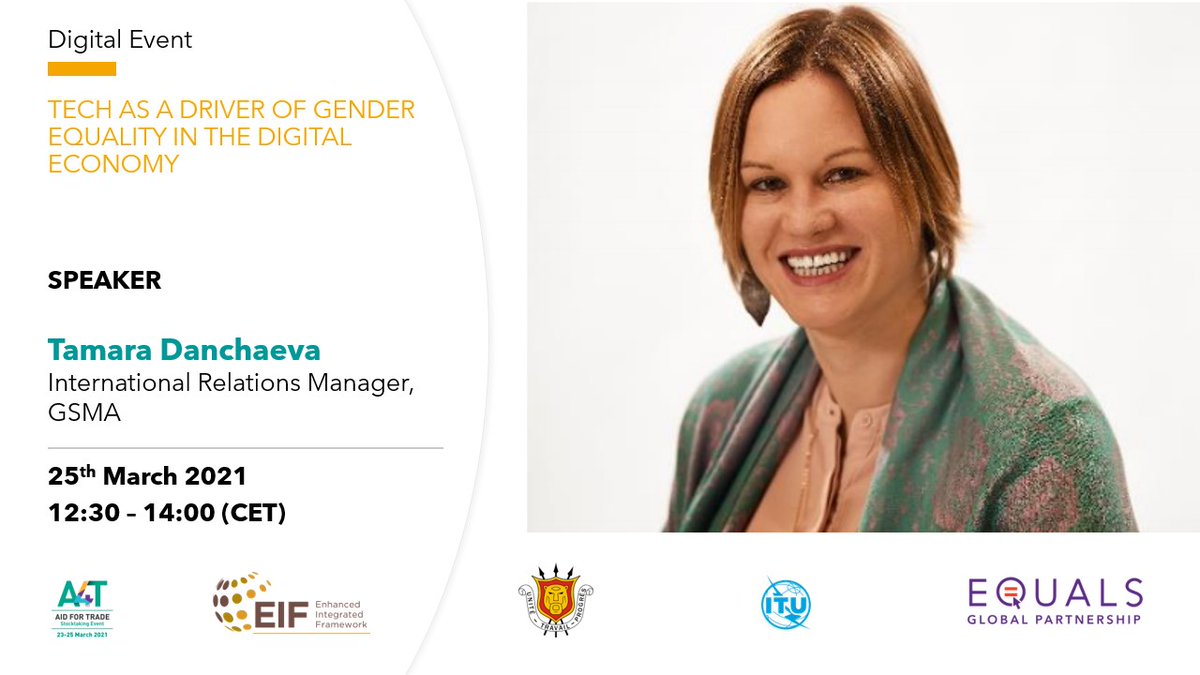 TDancheva's tweet photo. ⏰Join Aid for Trade Stocktaking Event!
🗓️25th March 2021, 12:30 CET
🌐With @wto, @EIF4LDCS and @ITU I am pleased to discuss the issues affecting least develop countries during the #Covid19 pandemic #InvestInTrade
Register: https://t.co/uVSGsNE995 https://t.co/PT25eG1r7U