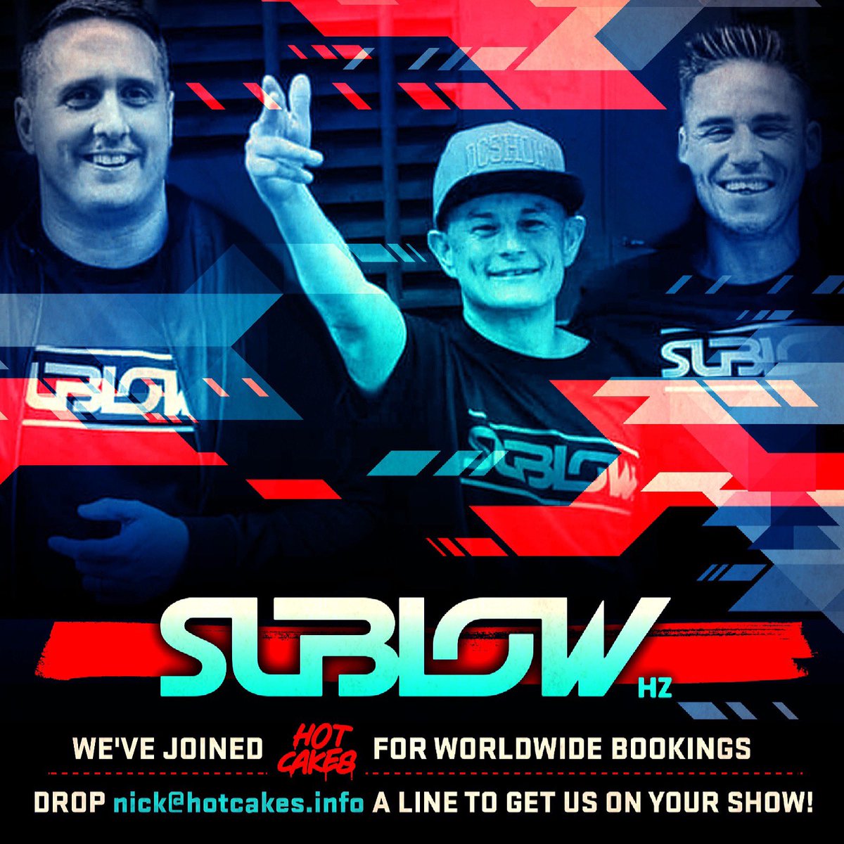 We are pleases to announced that we have joined the mighty Hot Cakes agency!!! for all our UK &amp; International bookings, please contact nick@hotcakes.info 🔥🔥🔥

hotcakes.info/artists/?profi…