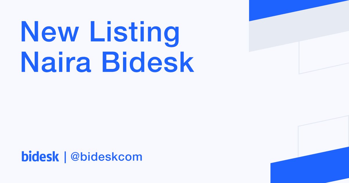 Bidesk tweet media