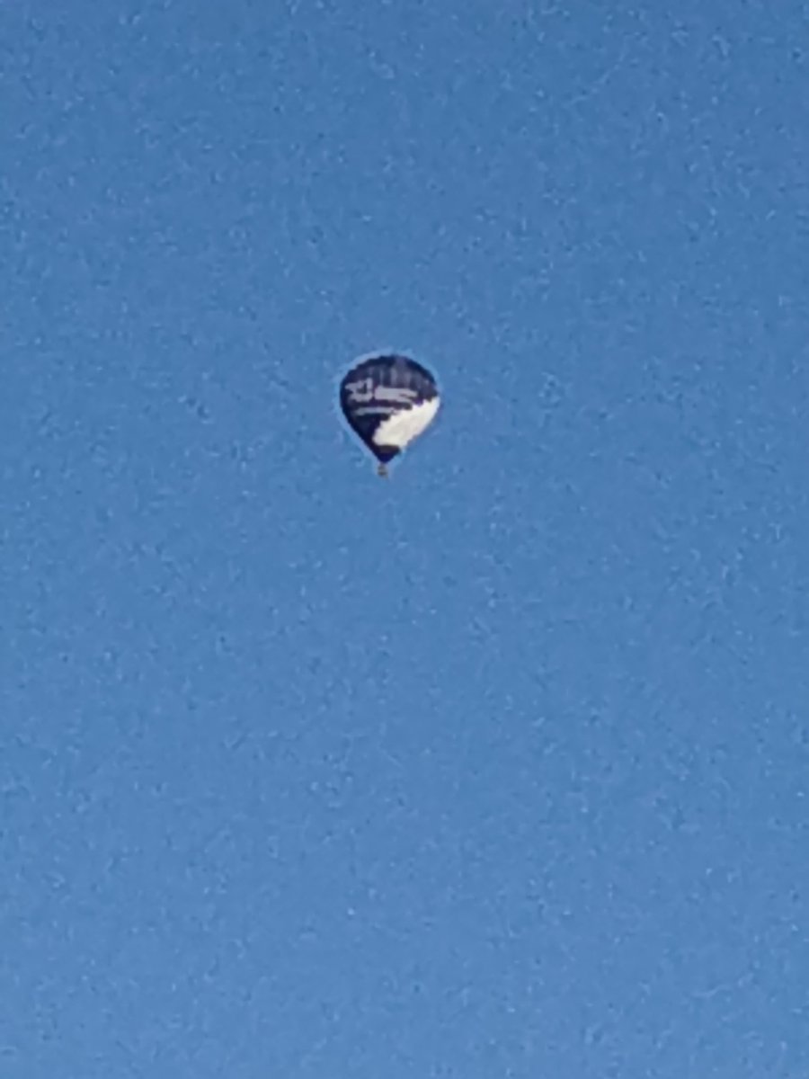 Schaut Mal, wer wieder in den Lüften unterwegs ist: unser 50-Jahre-TF-Heißluftballon! #Frühling #abheben mit der Nummer 1!