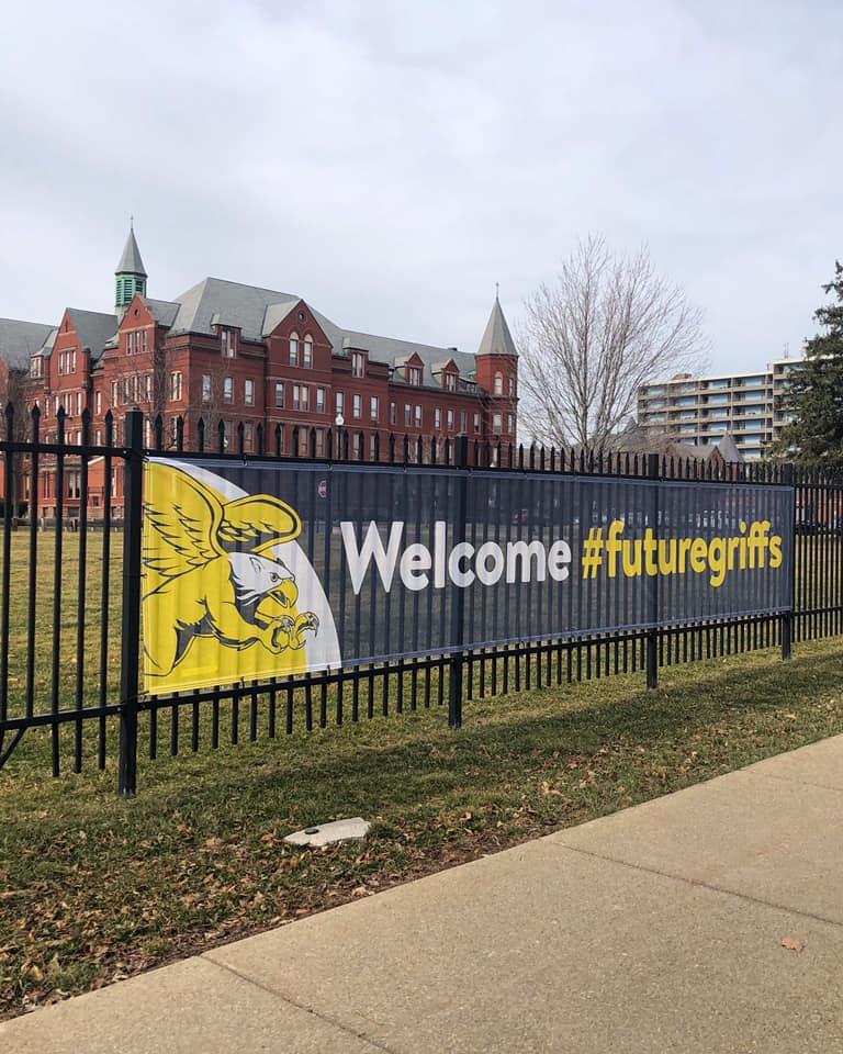 Canisius_Univ's tweet photo. We're SO excited! Our first Accepted Students Day weekend starts Saturday and the campus is all ready to welcome its #FutureGriffs.
@CanisiusAdmiss https://t.co/u9SIIsmwFb