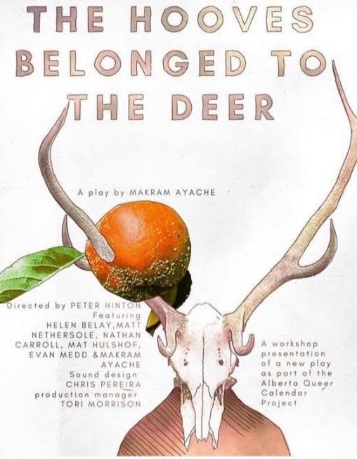An ancient vision, a new cosmology: the vistas of Makram Ayache's The Hooves Belonged to the Deer, in podcast form in The Alberta Queer Calendar Project. Thoughts from 12thnight: bit.ly/398SnSs <a href="/ABQueerCalendar/">Alberta Queer Calendar Project</a> <a href="/AyacheMakram/">Makram Ayache</a> #yegtheatre #yegarts #yeg
