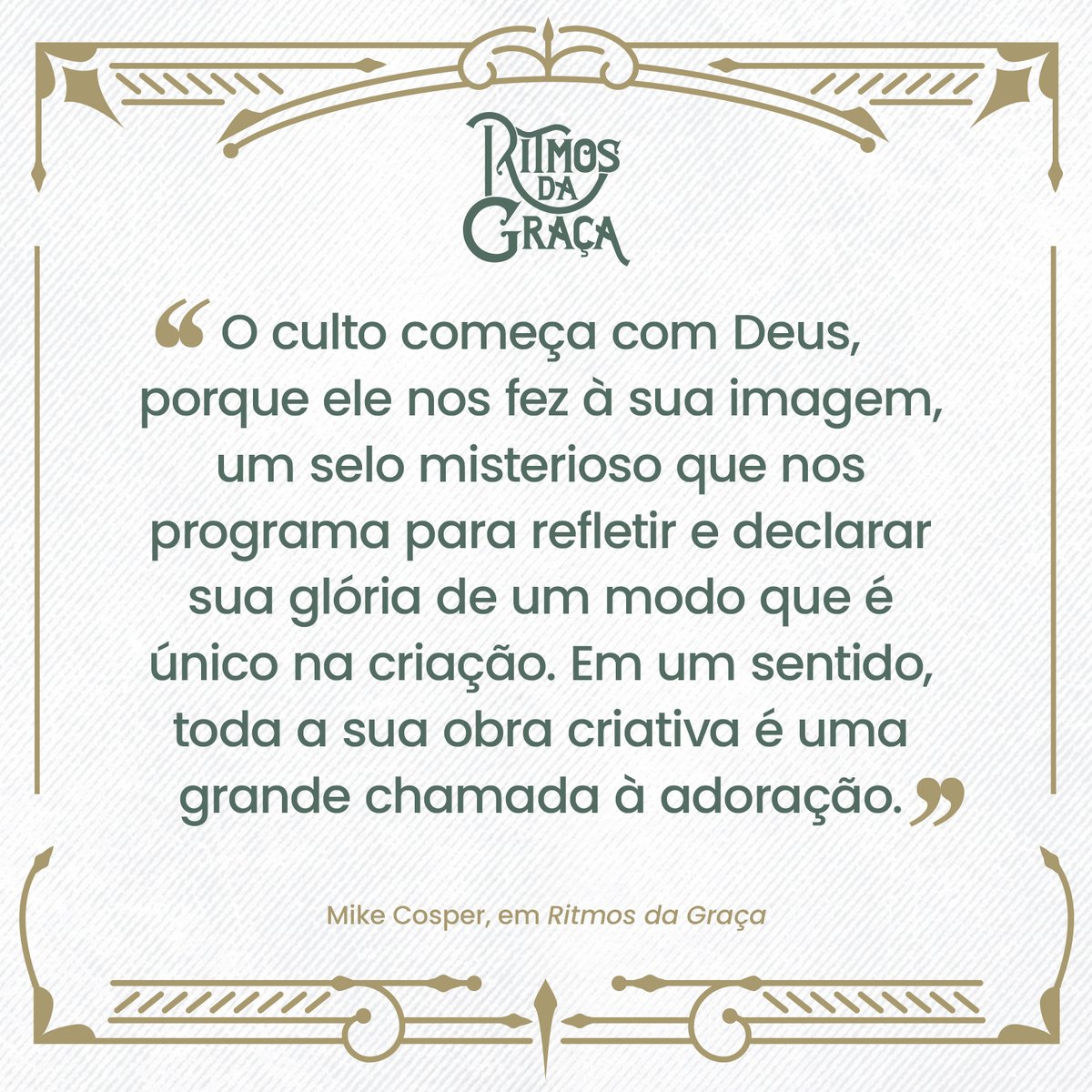EditoraConcilio's tweet photo. A atenção ao culto é de extrema importância para nós cristão. Entender as razões que nos levam a adorar a Deus não é algo restrito a quem faz a liturgia. Mike Cosper oferece excelentes razões e fundamentos para nossas práticas em Ritmos da Graça. Você já conhece esta obra? https://t.co/DAkp3XE0qP