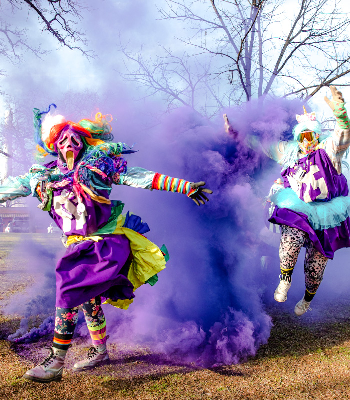 TarletonState's tweet photo. Purple Poo Reveal. 
Heritage Park. 
Friday, Mar. 26. 
5 PM. 
#TarletonState https://t.co/WV2WZNEFR5