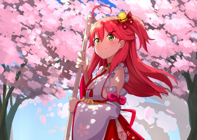 #見た人も無言でピンク髪美少女貼れ 